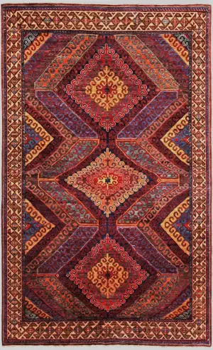 Afghan Aryana Qashqai Multi - 6' 5'' x 8' 5''