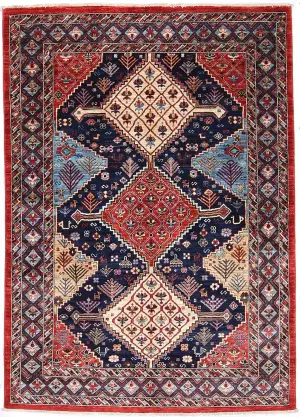 Afghan Faryab Ghashghai Multi - 4' 11'' x 6' 11''