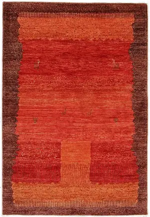 Afghan Luri Gabbeh Rust - 3' 11'' x 5' 9''