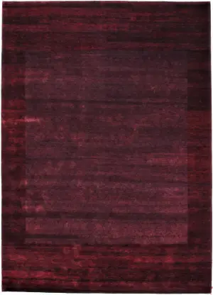 Indian Wool Gabbeh Eggplant - 8' 2'' x 11' 5''