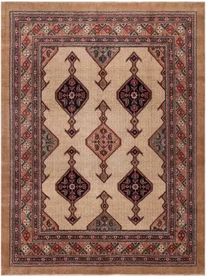 Pakistani-One of a Kind Sarab Cream - 8' 2'' x 9' 7''