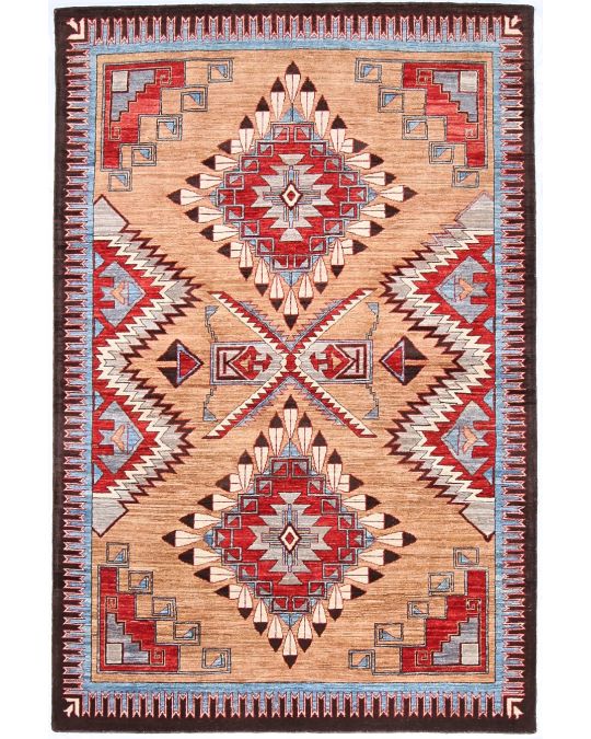 Cyrus Artisan Afghani Navajo Rug