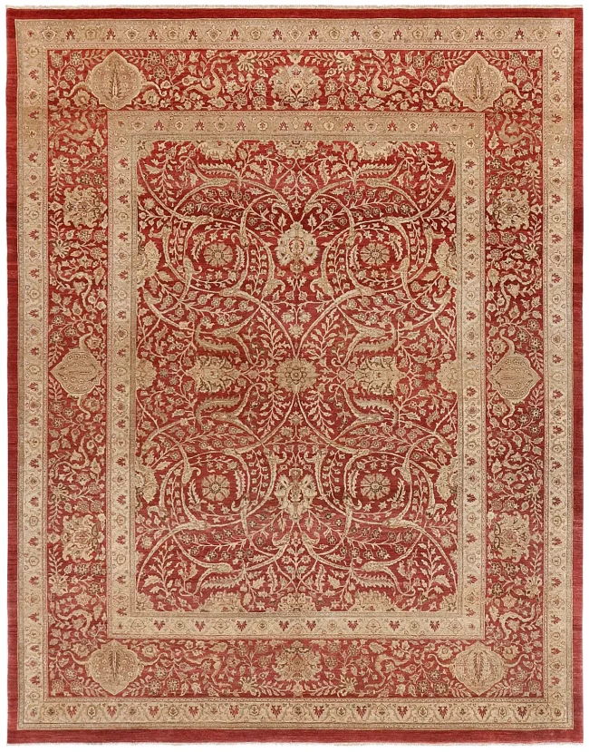 Cyrus Artisan Pakistani Hadji Jalili Tabriz Rug 