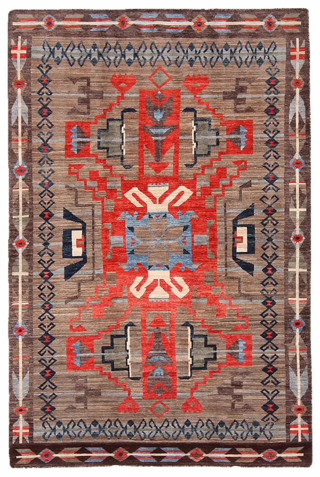 Cyrus Artisan Afghani Navajo Tribal Rug