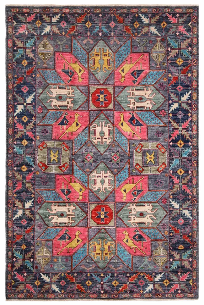 Cyrus Artisan Afghani Aryana Kazak Rug