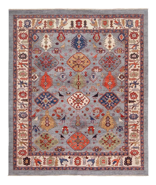 Cyrus Artisan Afghani Aryana Caucasian Rug