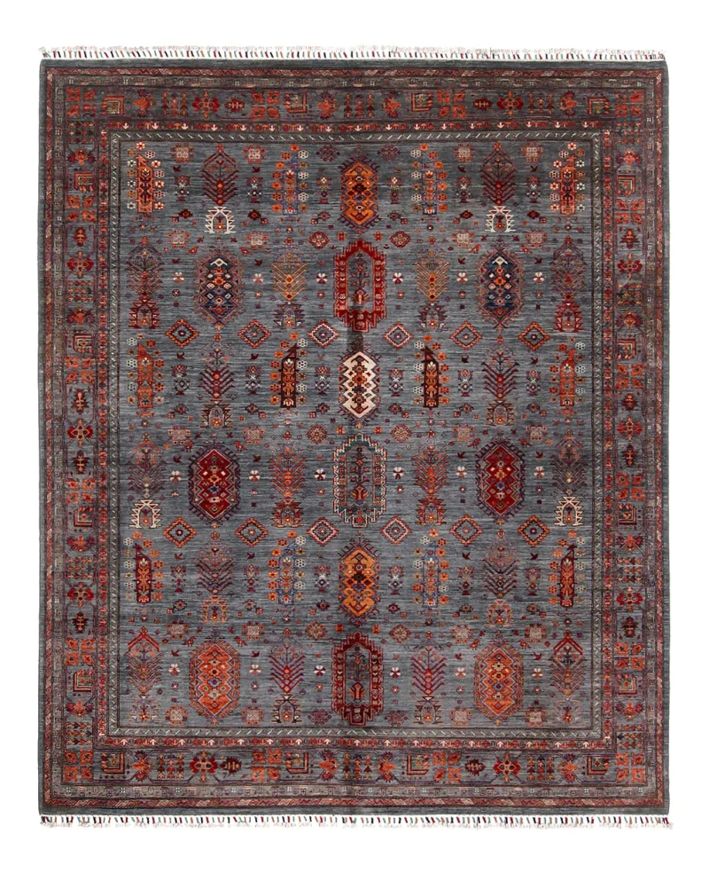 Cyrus Artisan Afghani Khorjin Caucasian Rug