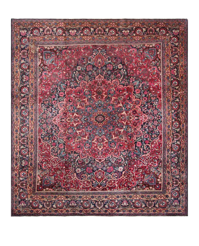 Cyrus Artisan Antique Persian Mashad Rug