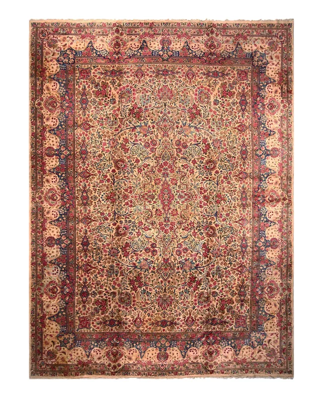 Cyrus Artisan Antique Persian Lavar Kerman Rug