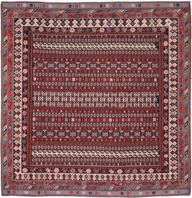 Cyrus Artisan Persian Ghashghai Soumak Rug