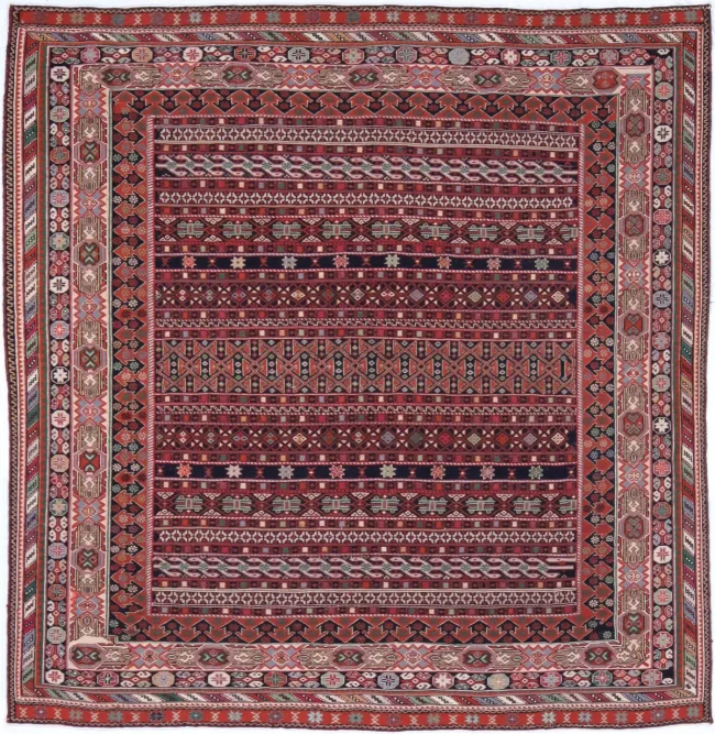Cyrus Artisan Persian Ghashghai Soumak Rug