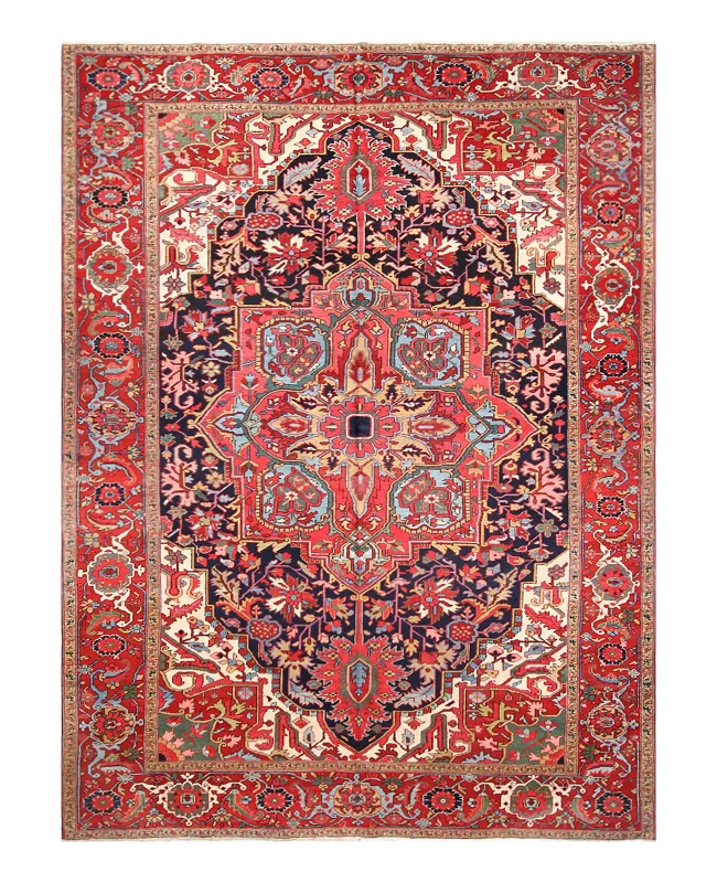 Cyrus Artisan Antique Persian Serapi Rug