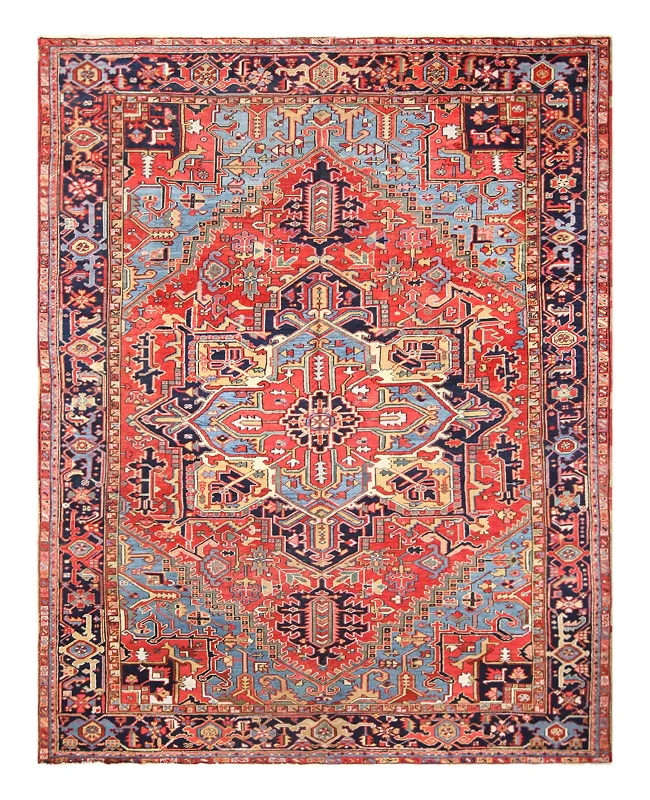 Cyrus Artisan Antique Persian Heriz Rug