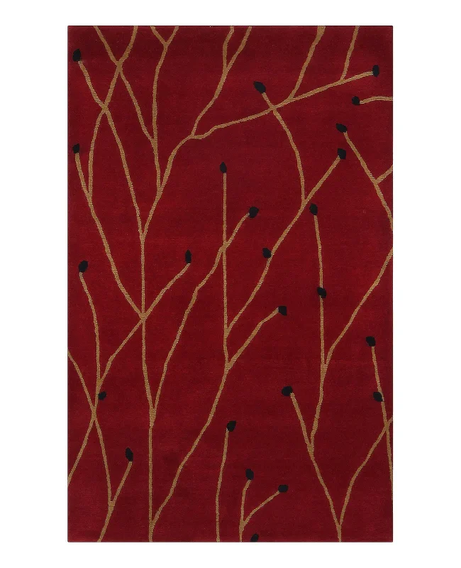 Cyrus Artisan Tibetan Tinle Red Rug
