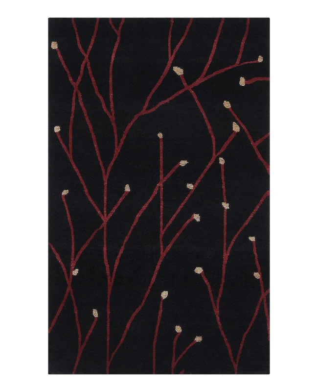 Cyrus Artisan Tibetan Tinle Black Rug