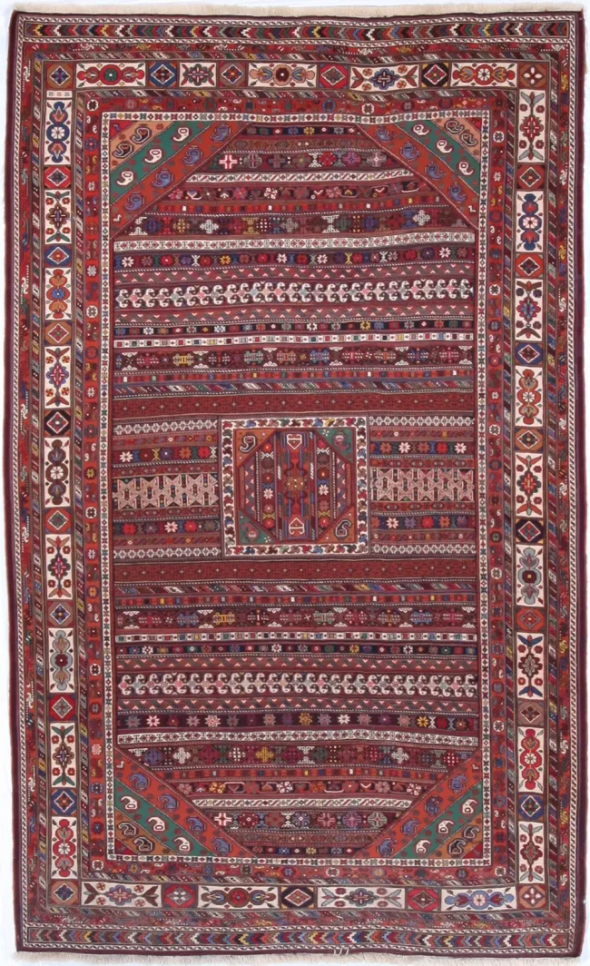 Cyrus Artisan Persian Ghashghai Soumak Rug