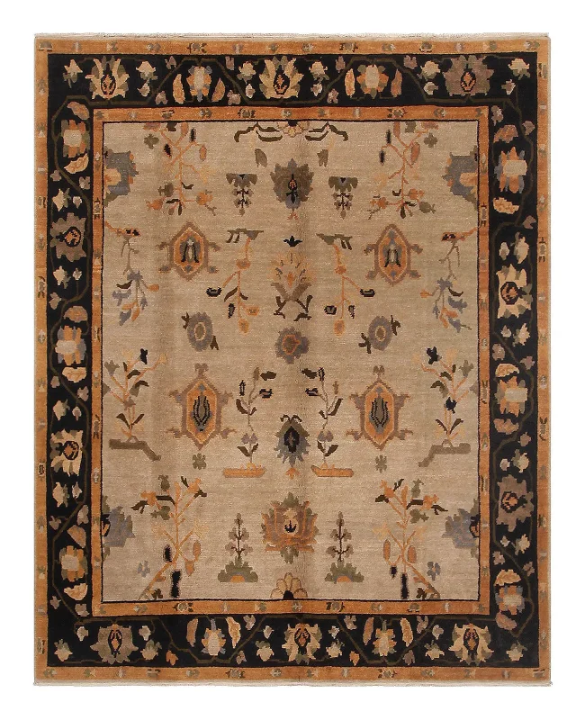 Tufenkian Tibet Wool Gharajeh Burlap Rug