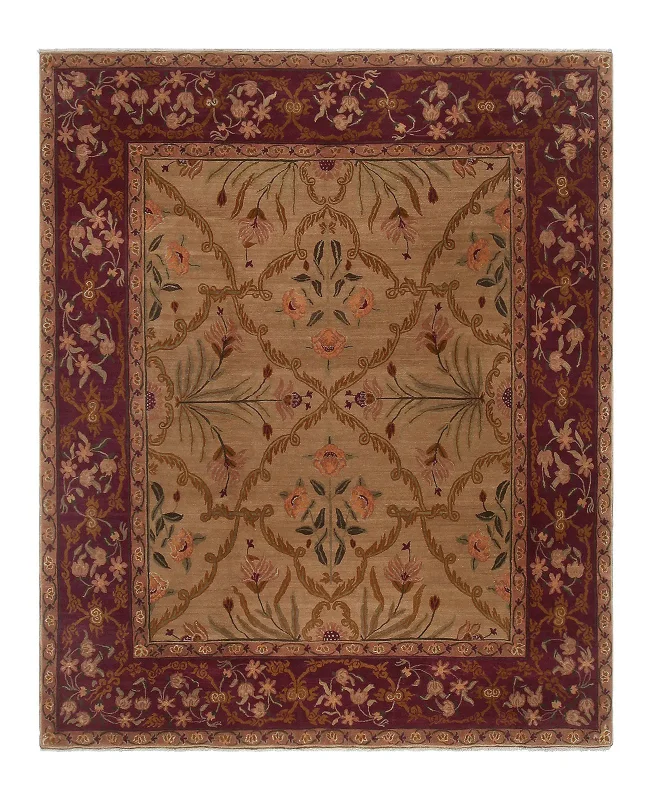 Tufenkian Tibet Wool Shahjaha Flax Rug