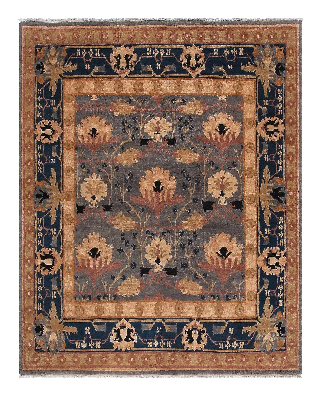 Tufenkian Traditional and Arts and Crafts Donegal II Smoke Rug
