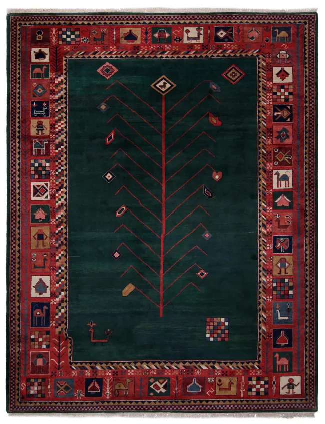 Cyrus Artisan Indian Gabbeh Rug