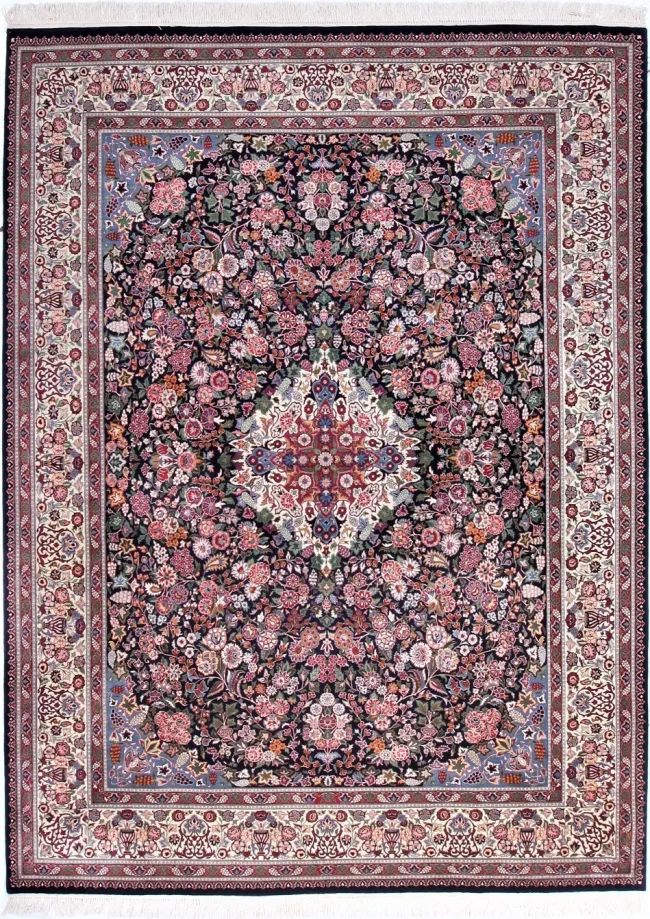 Cyrus Artisan Pakistani Lavar Kerman Rug