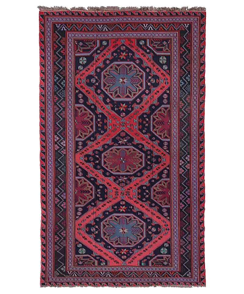 Cyrus Artisan Antique Russian Soumak Rug