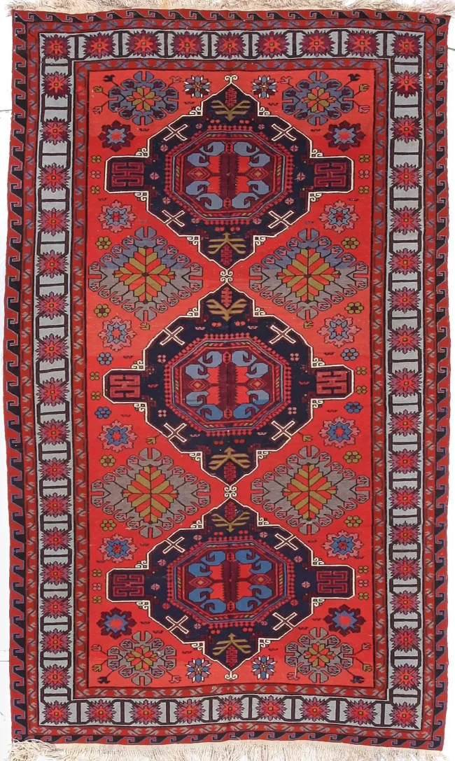 Cyrus Artisan Antique Russian Soumak Rug