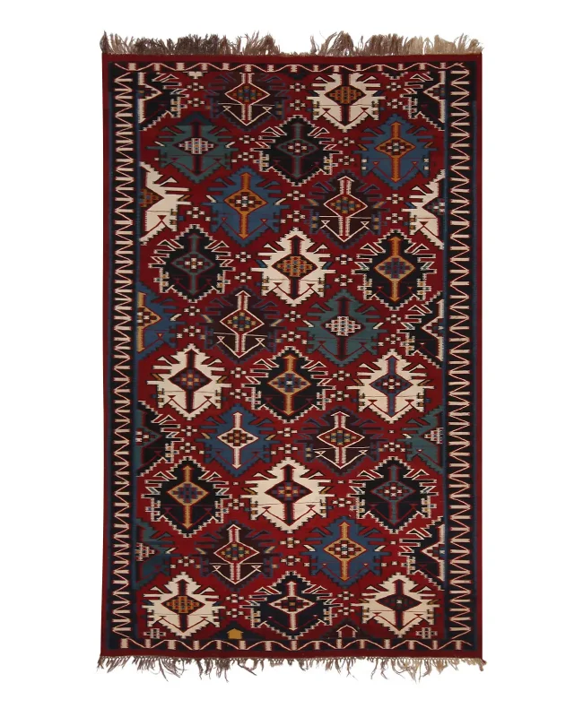 Cyrus Artisan Antique Russian Caucasian Kilim Rug