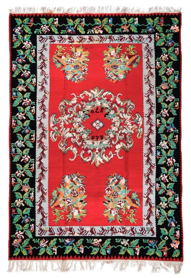 Cyrus Artisan Turkish Bessarabian Kilim Rug