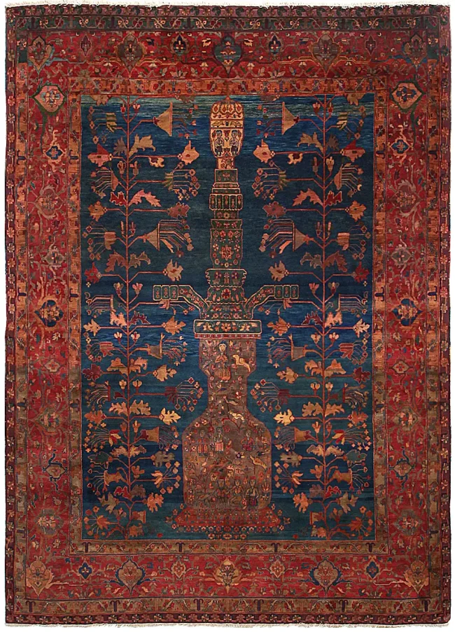 Cyrus Artisan Indian Folkart Rug