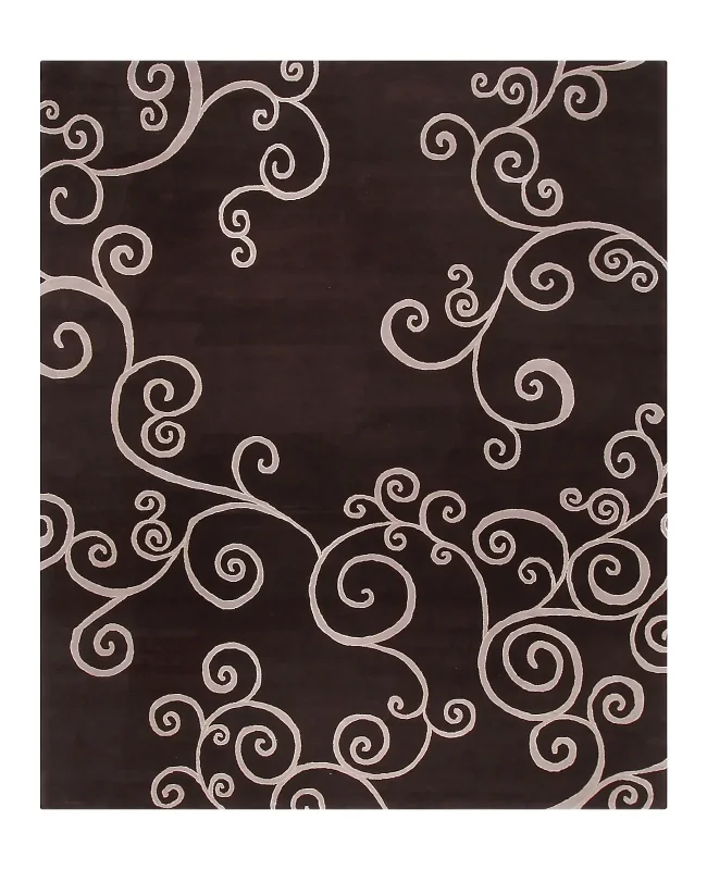 Tufenkian Shakti Zephyr Chocolate Pearl Rug