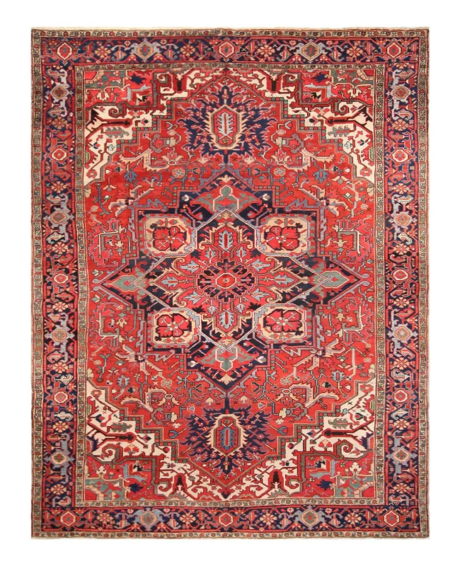 Cyrus Artisan Antique Persian Serapi Rug