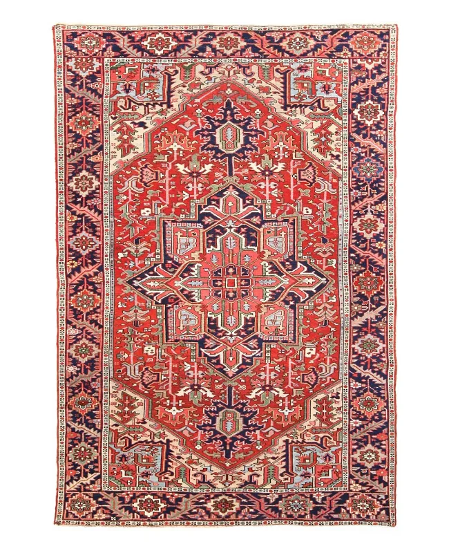 Cyrus Artisan Antique Persian Heriz Rug