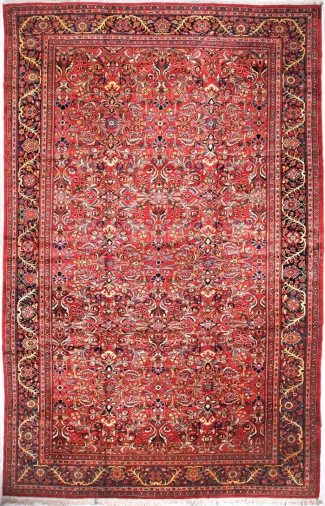 Cyrus Artisan Semi Antique Persian Mahal Rug