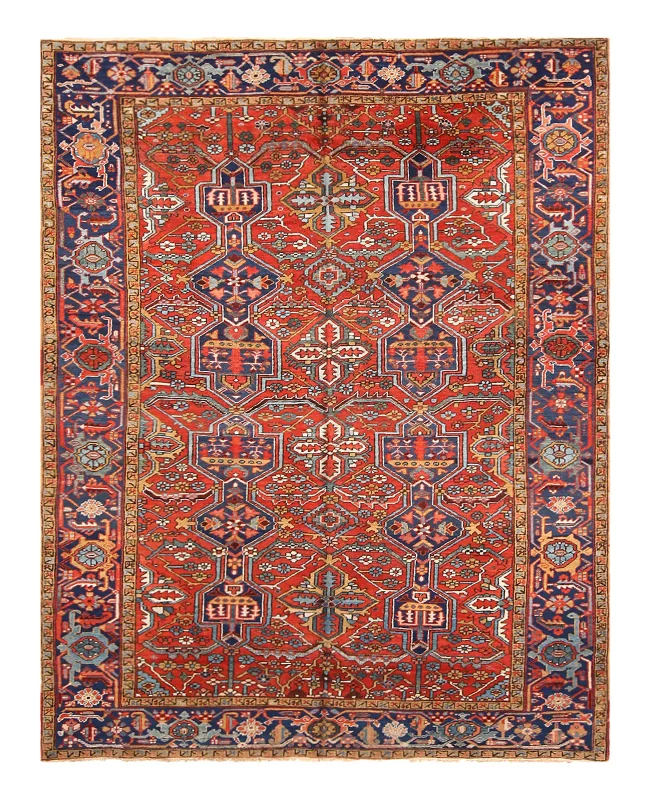 Cyrus Artisan Antique Persian Heriz Rug