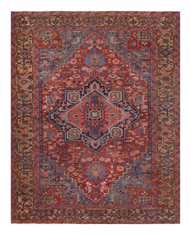Cyrus Artisan Antique Persian Heriz Rug