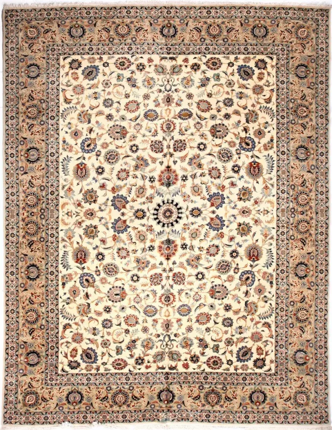 Cyrus Artisan Semi Antique Persian Kashan Rug