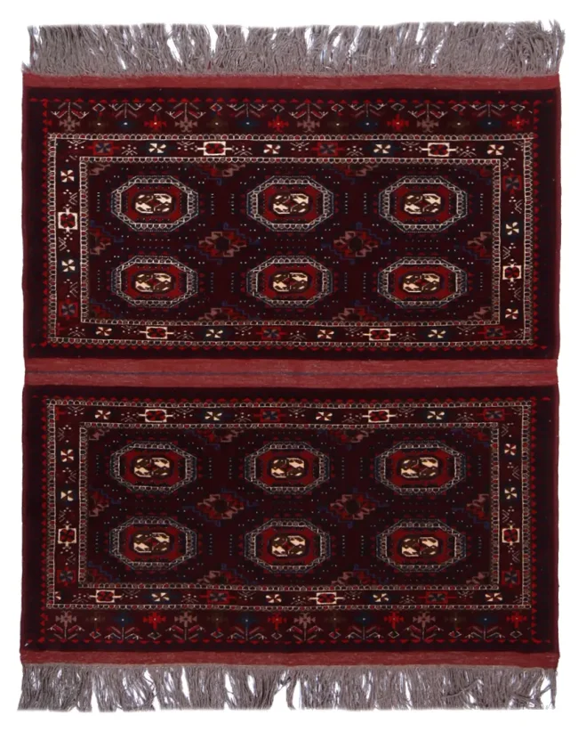 Cyrus Artisan Afghani Bokhara Saddleback Rug