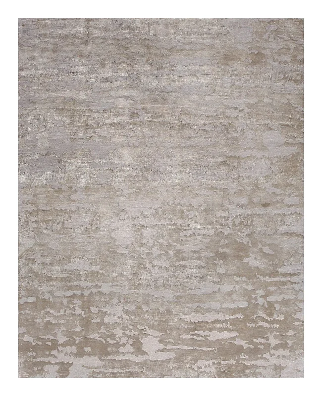 Lapchi Nepali Wool and Silk Aurora Frost Rug