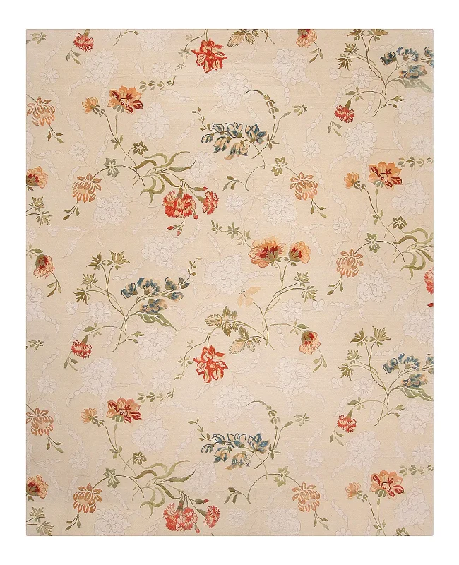 Lapchi Nepali Wool and Silk Jardan Silika Rug