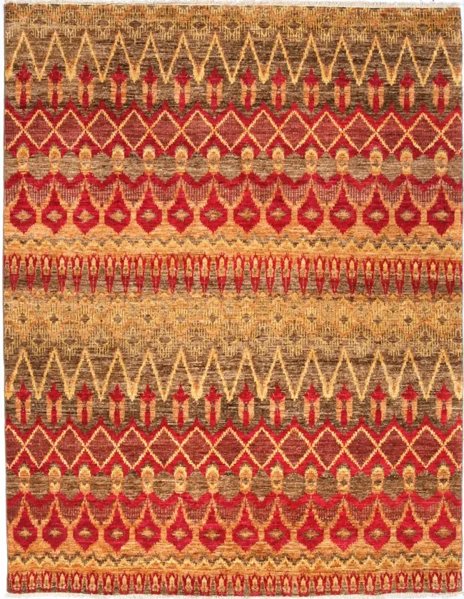 Cyrus Artisan Pakistani Ikat Rug