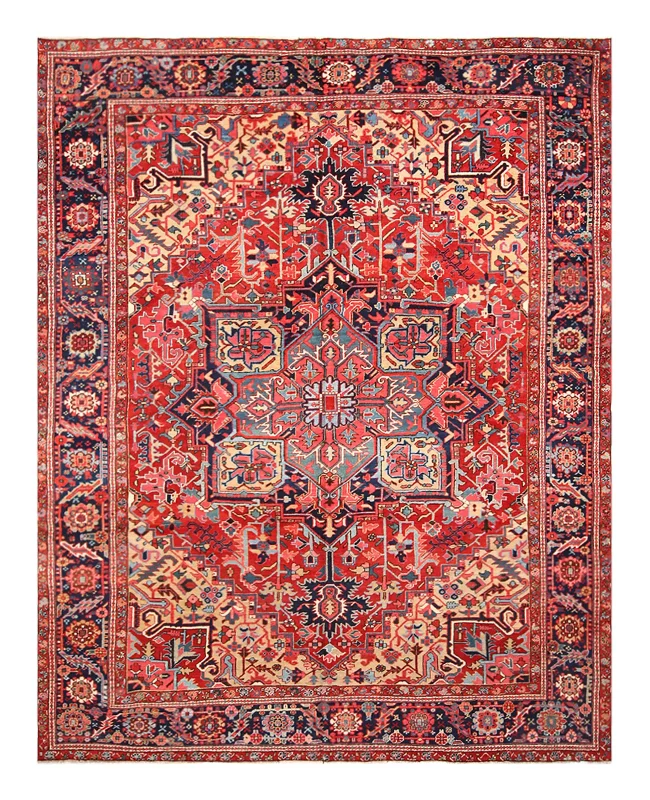 Cyrus Artisan Antique Persian Heriz Rug