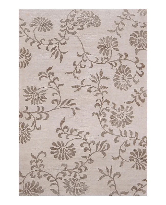 Tufenkian Shakti Chrysanthemum Truffle Rug