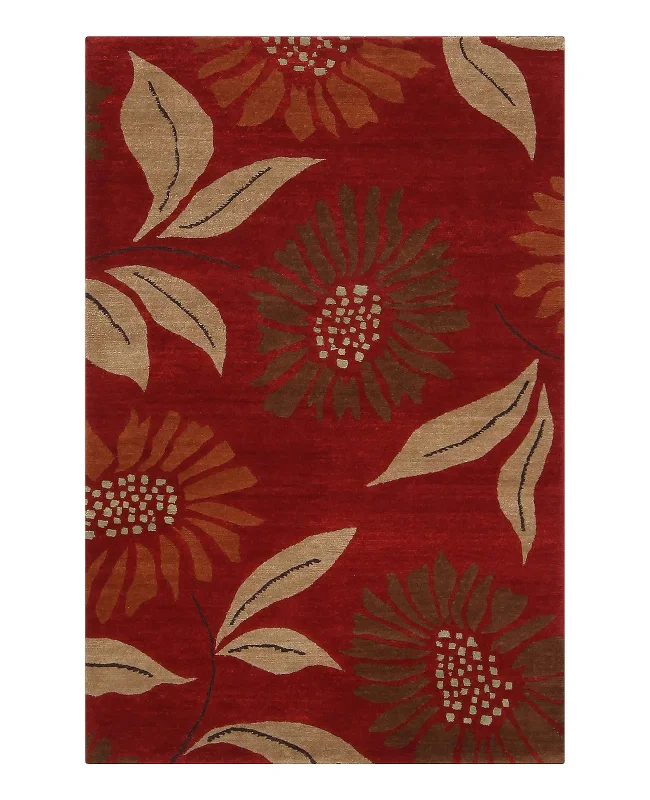 Tufenkian Kotana Flower Power Cinnamon Stick Rug