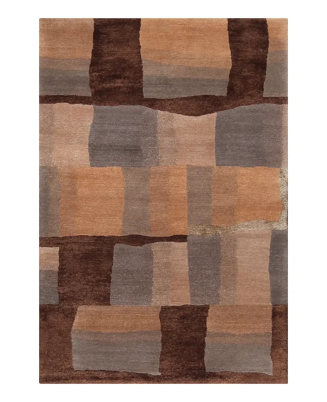Tufenkian Shakti Eva H Greystone Rug