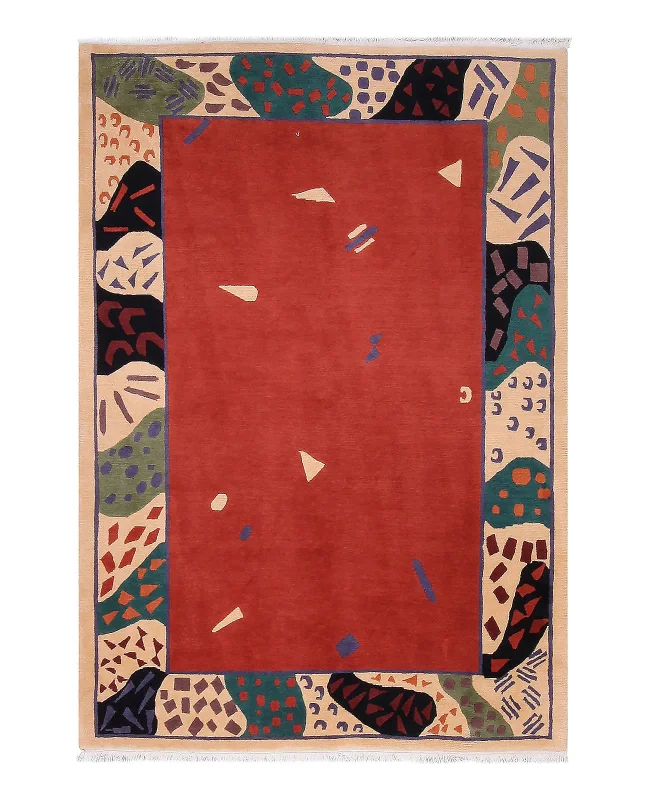 Tufenkian Tibet Wool TCP Madder Red Rug