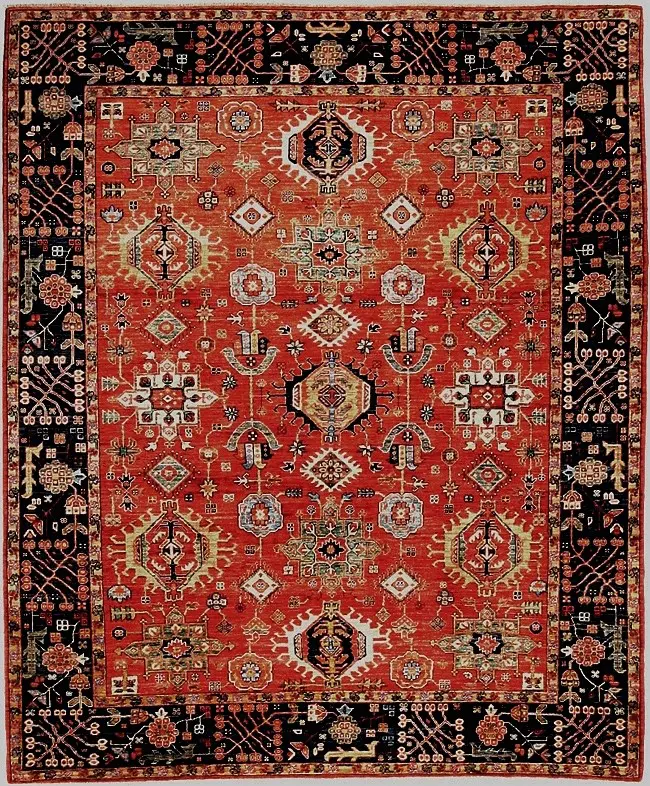 Cyrus Artisan Afghani Karajeh Rug