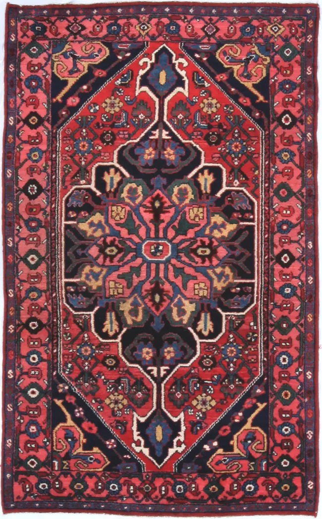 Cyrus Artisan Semi Antique Persian Bakhtiari Rug