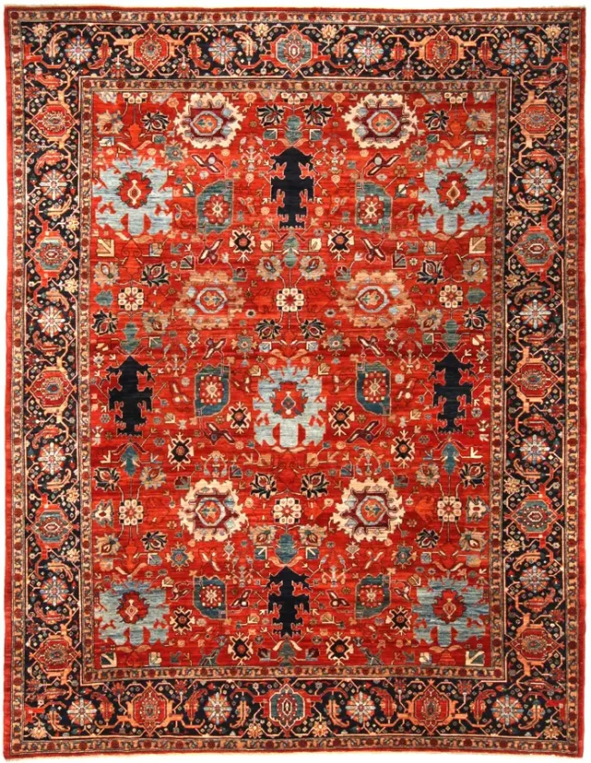 Cyrus Artisan Pakistani Heriz Rug