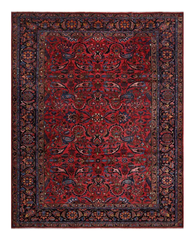 Cyrus Artisan Antique Persian Mehraban Rug